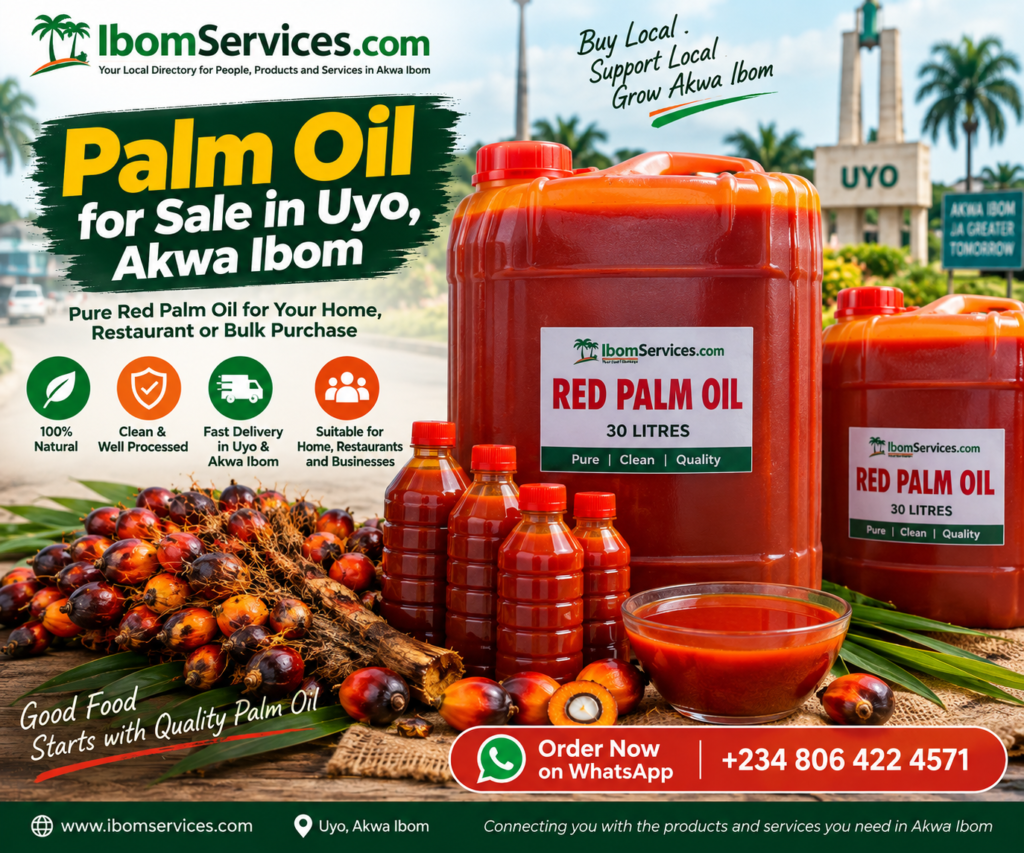 Palm Oil for Sale in Uyo, Akwa Ibom