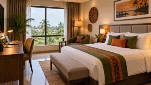 Comfortable hotel room for visitors to Akwa Ibom State